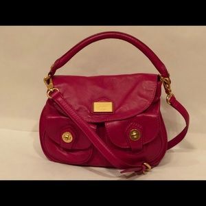 Marc Jacobs leather Magenta Crossbody